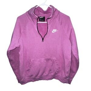 Nike Women's Pink Pullover Hoodie